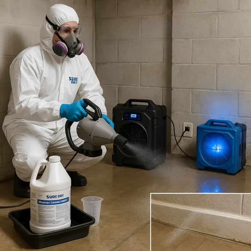 Sanitization and Odor Removal process in Bexley, OH