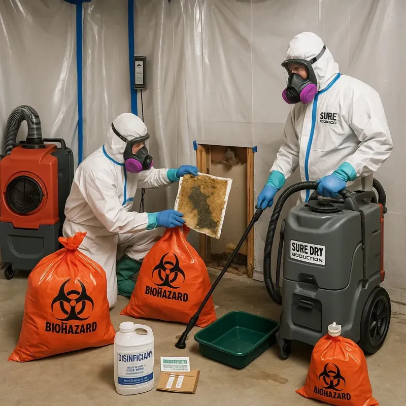 Contaminated Water Handling Protocols process in Bexley, OH